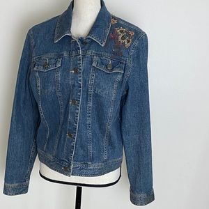 Kate Hill Denim Jacket Embroidered